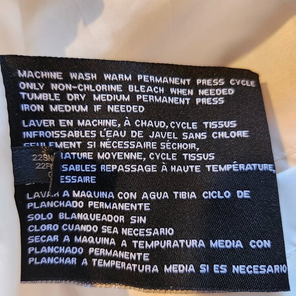 Guess Los Angeles White Down Jacket with Hood Size L/G - Picture 16 of 16